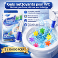 gels nettoyants pour wc - 3 capsules ( 36 FLEURS )