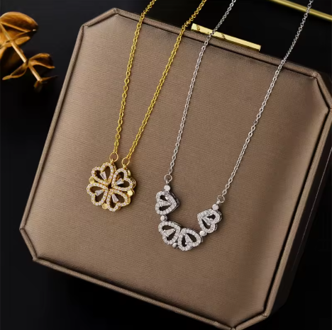 Collier à trèfle - Élégant,Brillance longue durée, raffiné