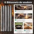 6 Bâtonnets de soudure
